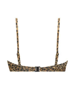 Vorgeformtes Trägerloses Push-Up Bikini-Oberteil Leopard -Badebekleidung Verkauf 191090 6