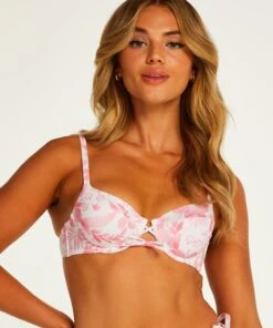 Nicht-vorgeformtes Bügel-Bikinitop Tropical