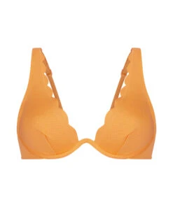 Unwattiertes Bügel-Bikini-Top Scallop 10 Unwattiertes Bügel-Bikini-Top Scallop -Badebekleidung Verkauf 200881 5