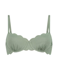 Vorgeformtes Bügel-Bikini-Oberteil Scallop 10 Vorgeformtes Bügel-Bikini-Oberteil Scallop -Badebekleidung Verkauf 200883 5