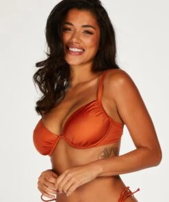 Unwattiertes Bügel-Bikini-Oberteil Corfu